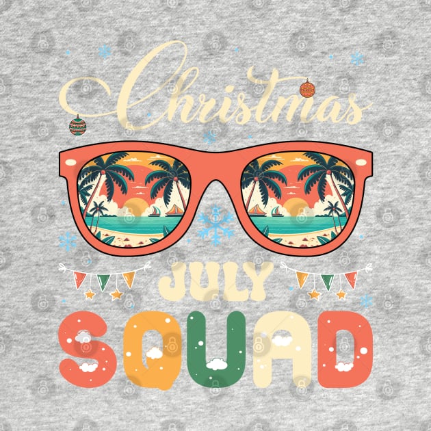 Christmas In July Squad Sunglasses Summer Beach Gift For Boys Girls Kids by tearbytea